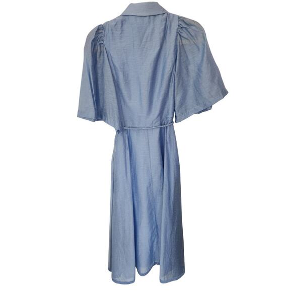 Hyacinth House Powder Blue Cindy Midi Dress Sz S - Picture 8 of 8